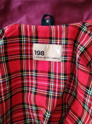 Chaqueta Harrington 198 Burdeos talla M
