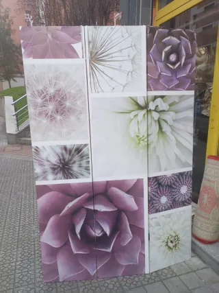 Biombo decorativo 3 paneles