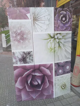 Biombo decorativo 3 paneles