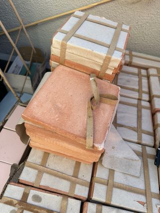 Baldosas de barro cuadradas - Lote de 3.5m2