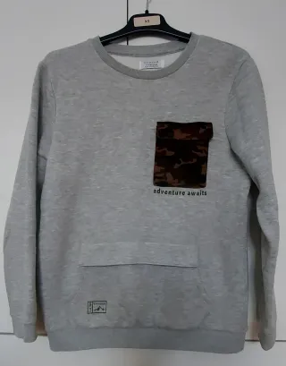 Sudadera gris 11-12 años