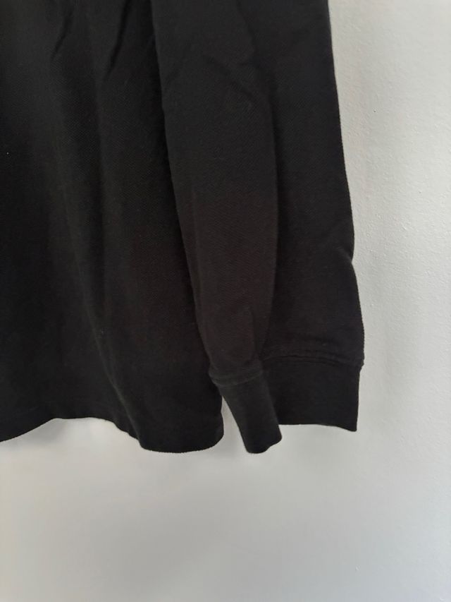 Polo Pedro del Hierro negro manga larga