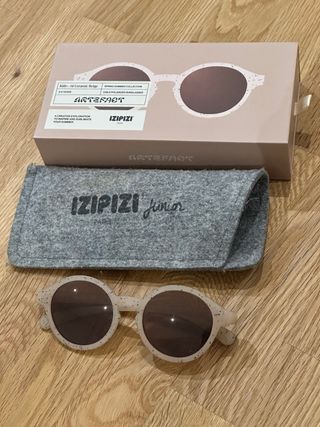 Gafas de sol IZIPIZI niño beige/rosa