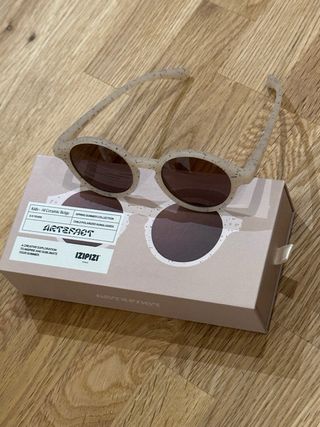 Gafas de sol IZIPIZI niño beige/rosa