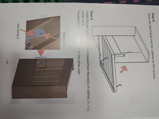 Kit Mecanismo Cama Abatible Horizontal