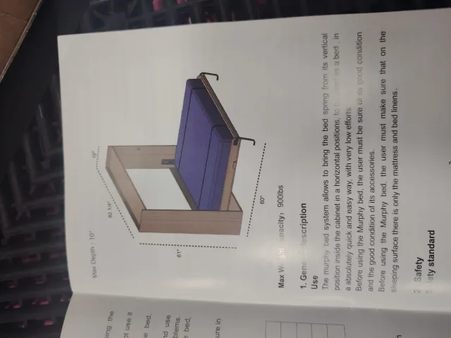 Kit Mecanismo Cama Abatible Horizontal