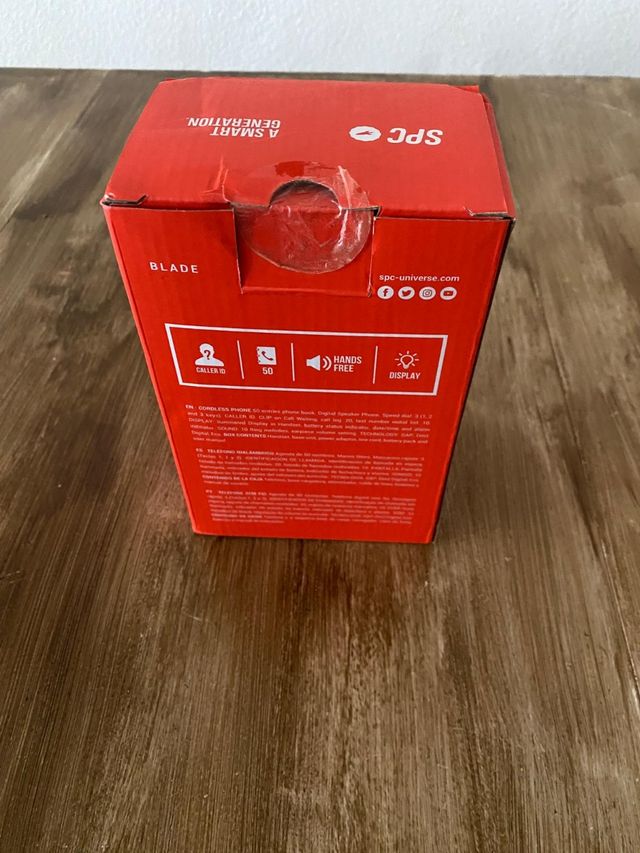 Teléfono Inalámbrico SPC Blade Rojo