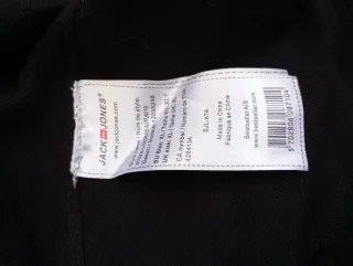 Jersey de punto hombre negro