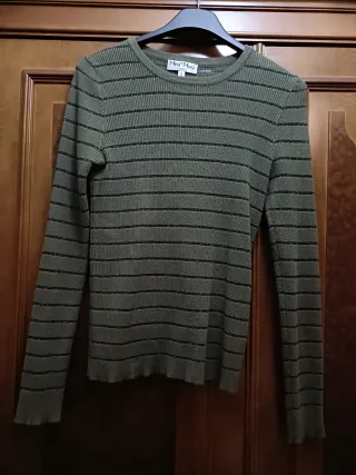 Jersey Mimi-Moui verde oliva talla S