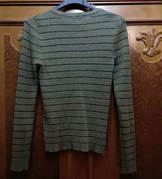 Jersey Mimi-Moui verde oliva talla S