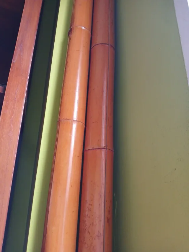 Bambú natural decorativo