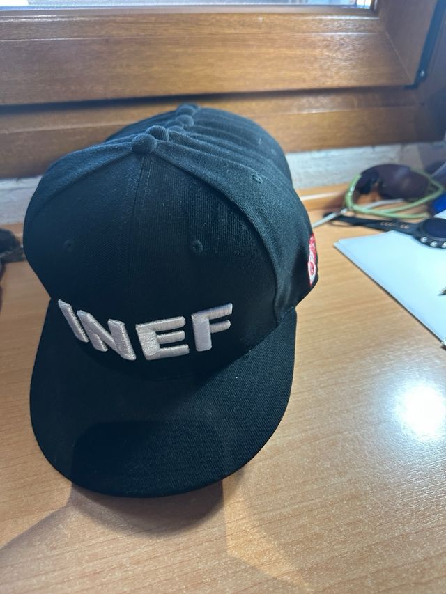 Gorra INEF Negra lote 15 unidades