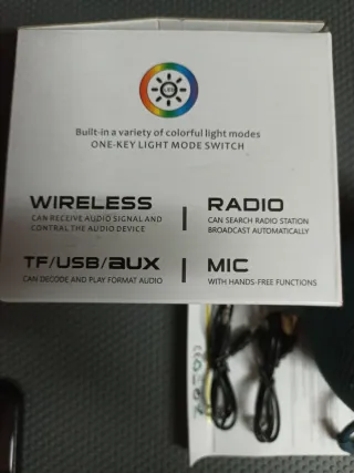 Altavoz Bluetooth T&G TG-337