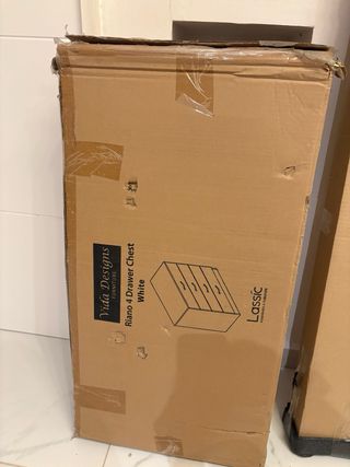 Cajonera Blanca Vida Designs sin estrenar