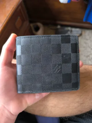 Portafoglio Louis Vuitton Nero Damier