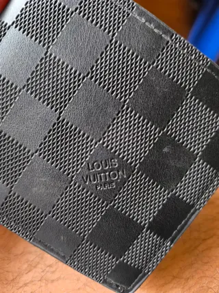 Portafoglio Louis Vuitton Nero Damier