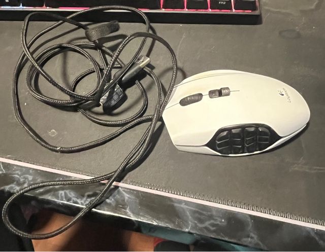 Ratón Logitech G600 Blanco