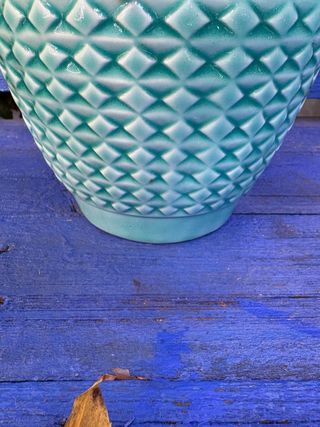 JARRÓN ESMALTADO DE MANISES.