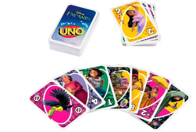 Juego de Cartas UNO de Encanto Disney.