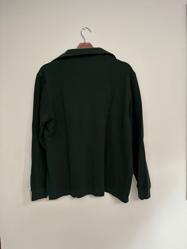 Polo Pedro del Hierro verde botella manga larga