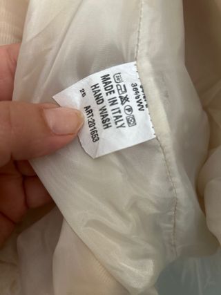 Chaqueta peluda oversize talla única