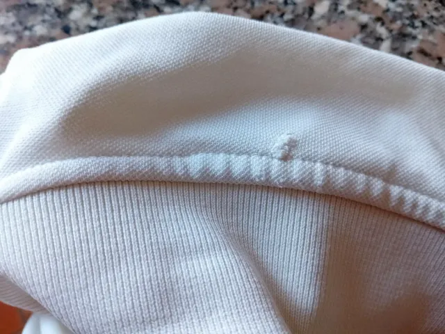 Polo manica lunga bianco