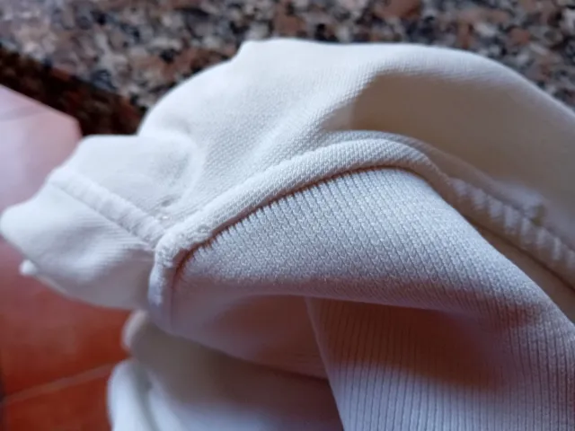 Polo manica lunga bianco