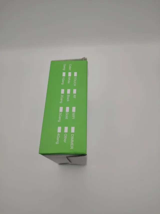 Interruptor Táctil Pared Negro