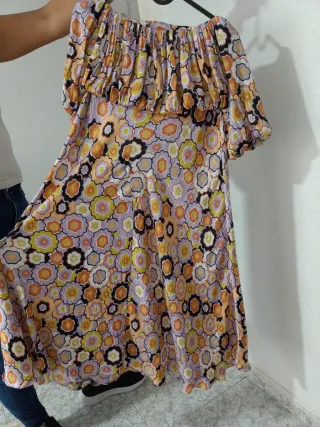 Falda y top estampado floral