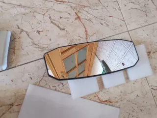 Espejo retrovisor interior coche gran angular