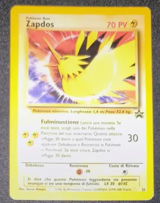 Lotto Carte Pokemon Mew Articuno Moltres Vintage