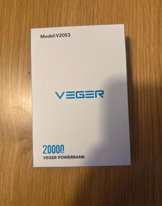 Batería Externa VEGER 20000 mAh