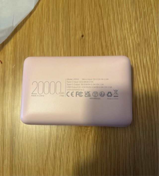 Batería Externa VEGER 20000 mAh