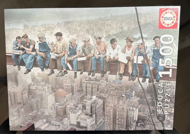 Puzzle Educa 1500 piezas Almuerzo en rascacielos