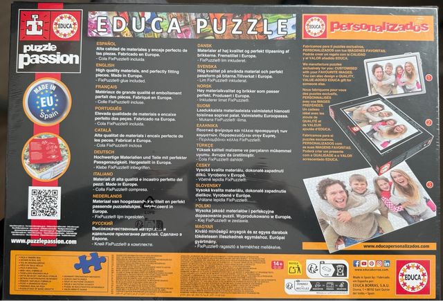Puzzle Educa 1500 piezas Almuerzo en rascacielos
