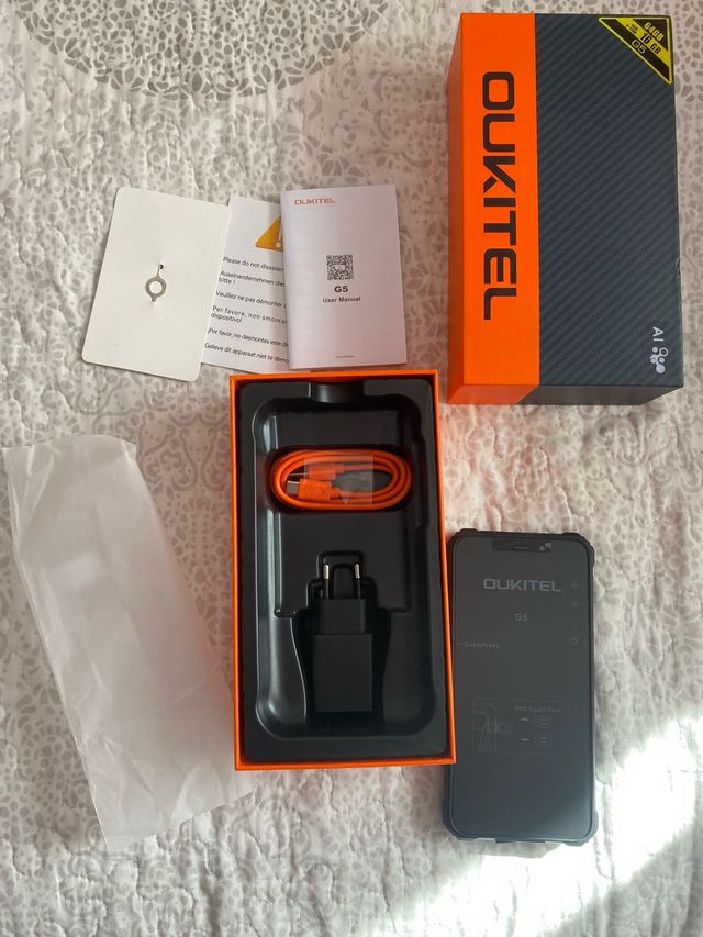 Oukitel G5 64GB/16GB Negro/Naranja