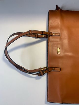 Bolso de oficina MSK marrón