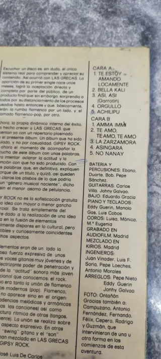 LP Las Grecas - Gipsy Rock