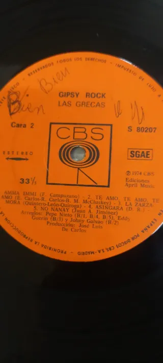 LP Las Grecas - Gipsy Rock