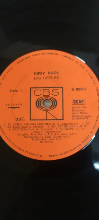 LP Las Grecas - Gipsy Rock