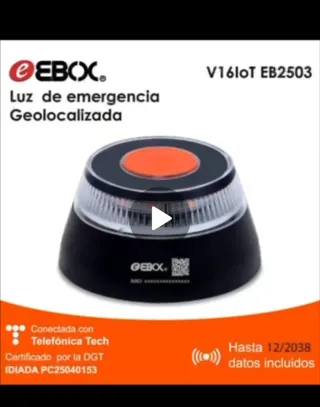 Luz de emergencia EBOX V16IoT E82503