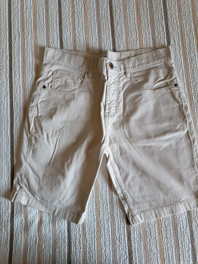 Bermuda Celopman Denimwear Beige