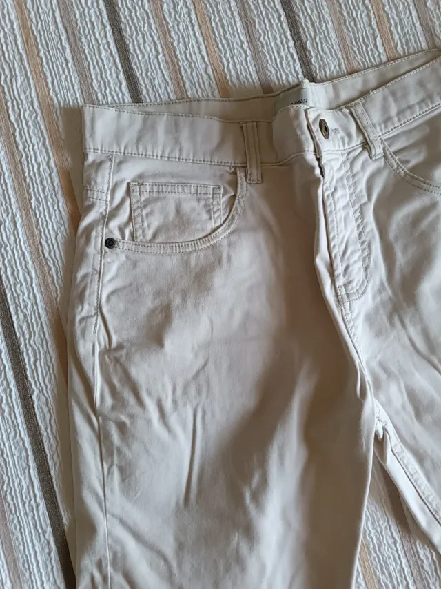 Bermuda Celopman Denimwear Beige