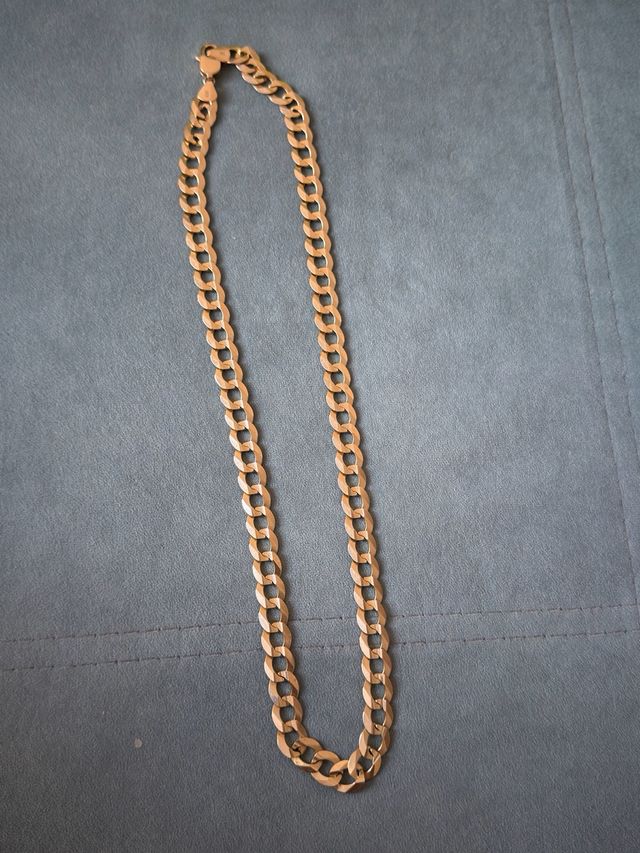 Cadena y guillo de oro 14k