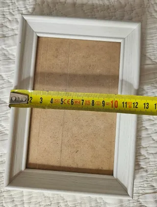 Marcos de fotos blancos (28 unidades)