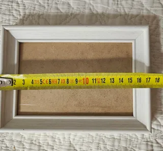 Marcos de fotos blancos (28 unidades)