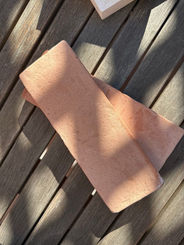 Baldosas de barro rectangulares 21x7cm - lote 2m2