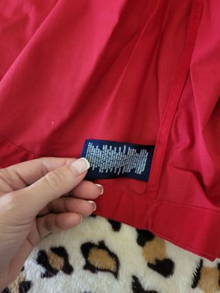 Gabardina Ralph Lauren niña roja T.6