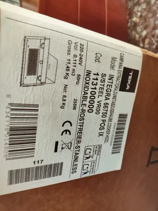 Campana Teka Integra 66750 INOXIDABLE