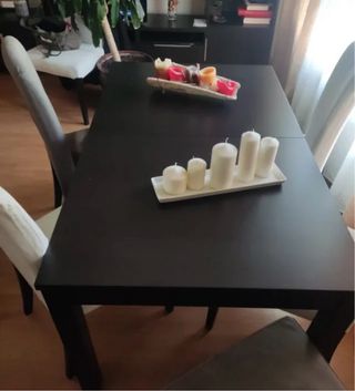 Mesa de comedor Ikea extensible rectangular